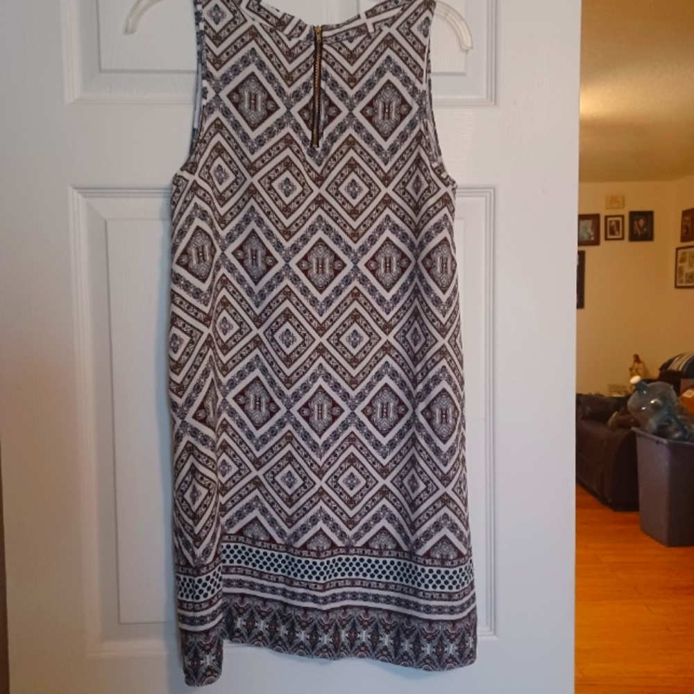 Dress size LG.  Multicolor. Brand Pink Rose